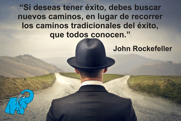 Una Enseñanza de John D. Rockefeller en la Frase del Día del Elefante Azul de Avilés